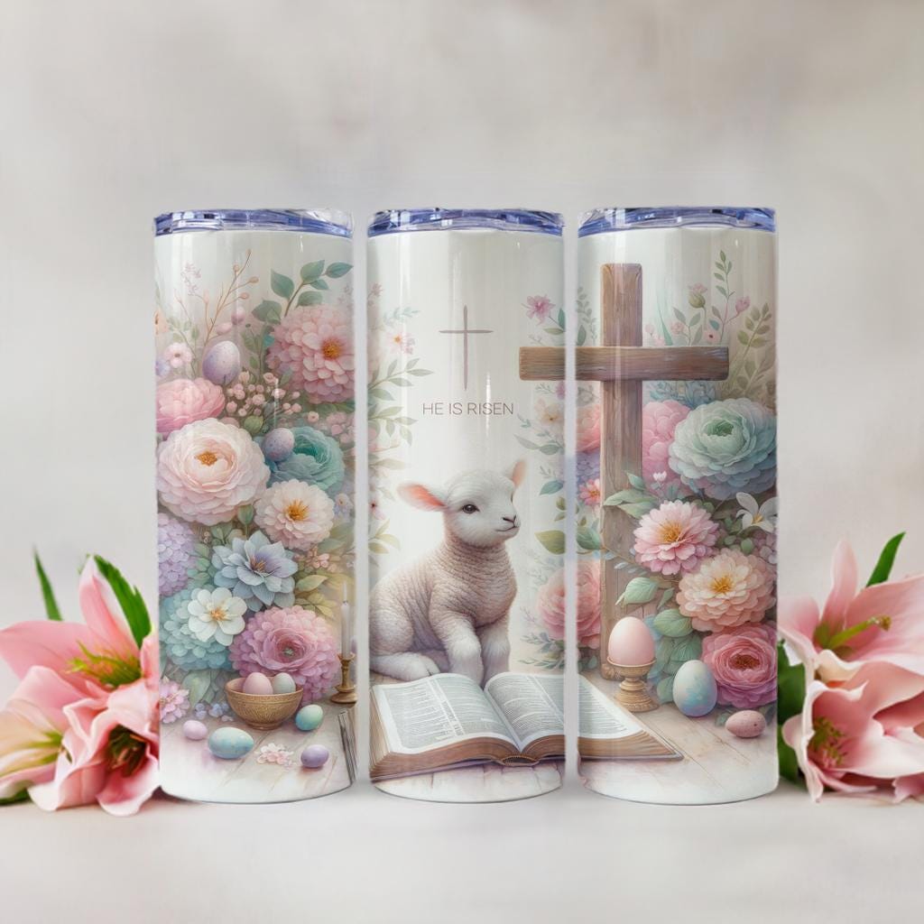 He is Risen Easter Tumbler