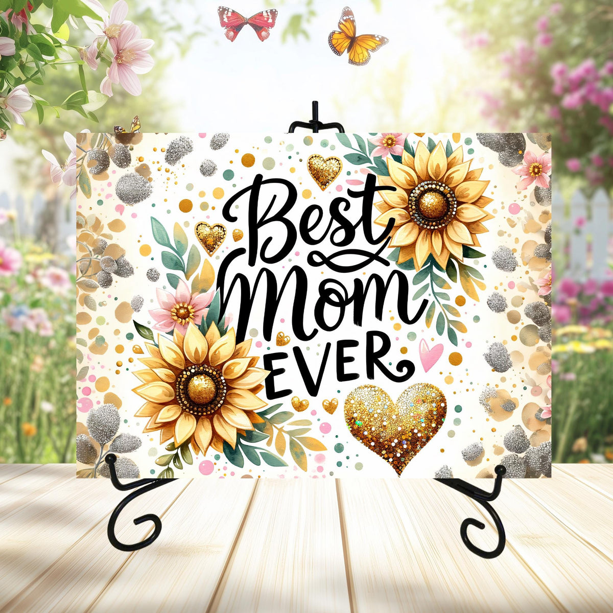 Best Mom Ever Glass Cutting Boards