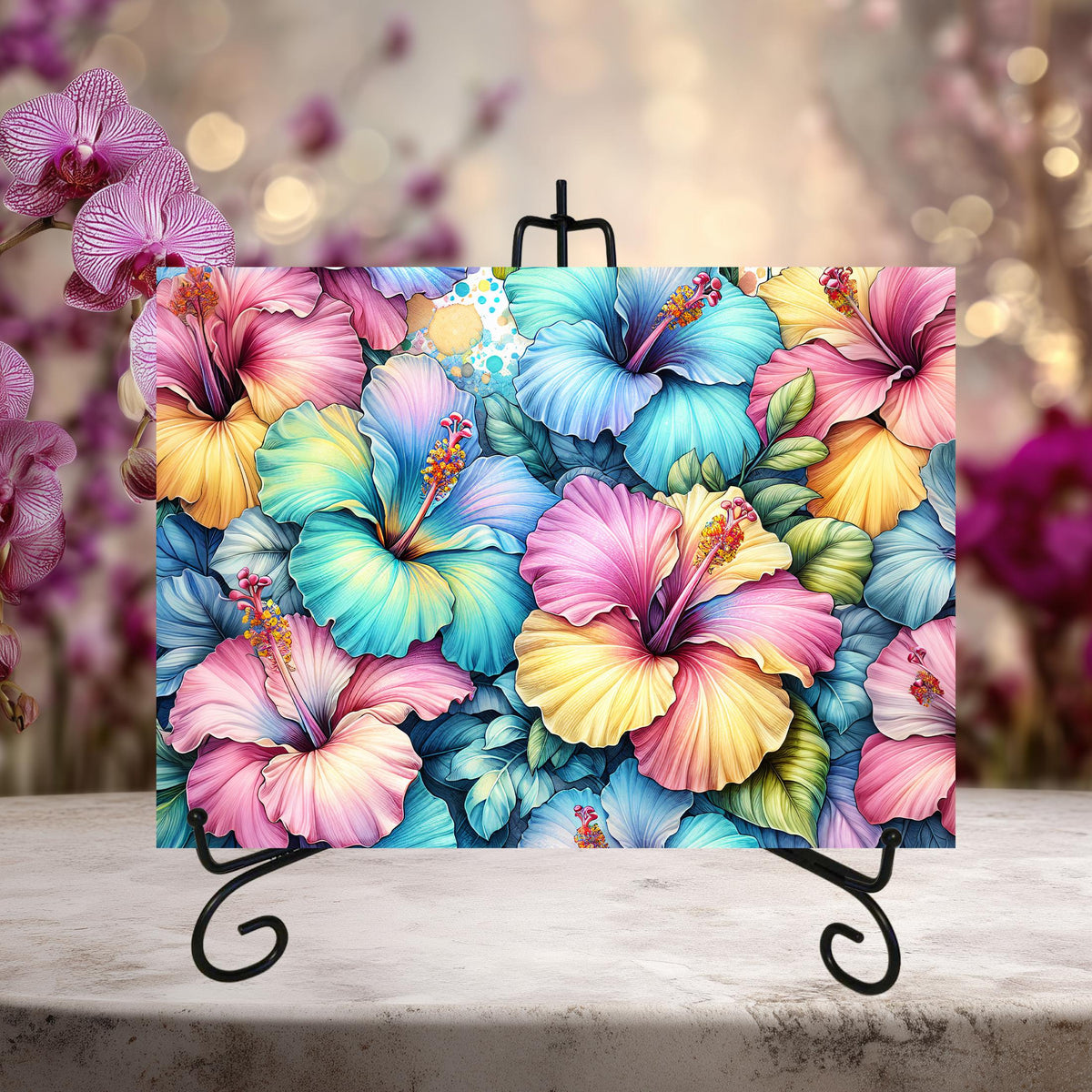 Floral Glass Cutting Boards