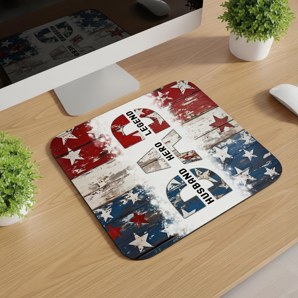 Dad Hero Legend Mousepad