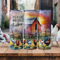 Just a Girl Who Loves Chickens Tumbler