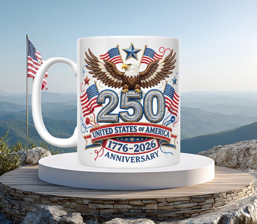 USA 250th Anniversary Mugs (12 variations)