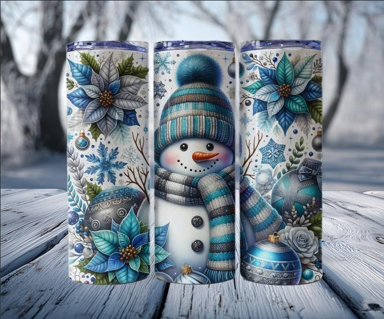 Winter Snowman Tumbler