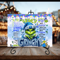 Grinch Glass Cutting Board