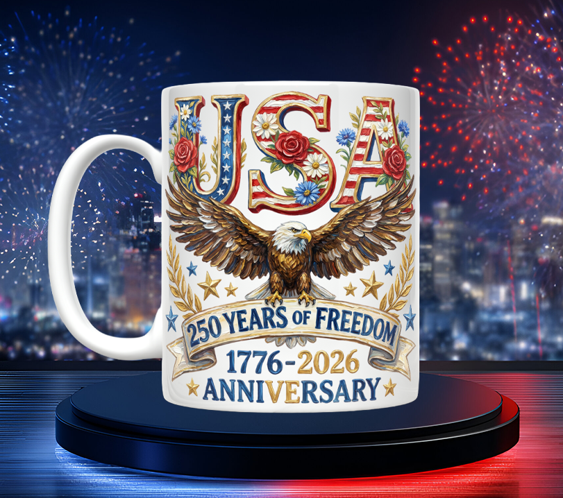 USA 250th Anniversary Mugs (12 variations)
