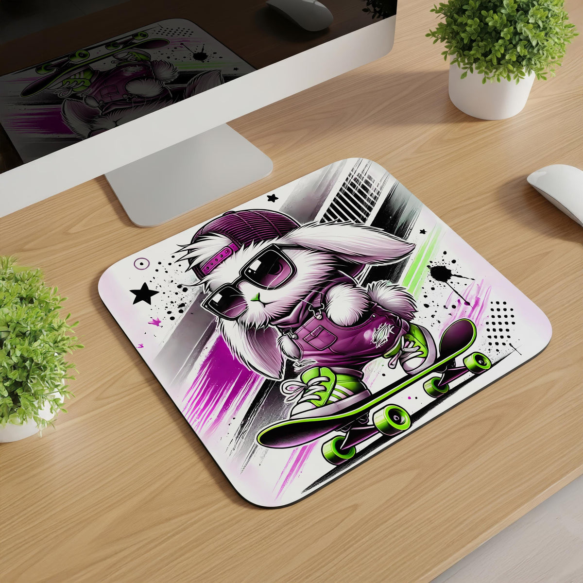 Skater Bunny Mousepads