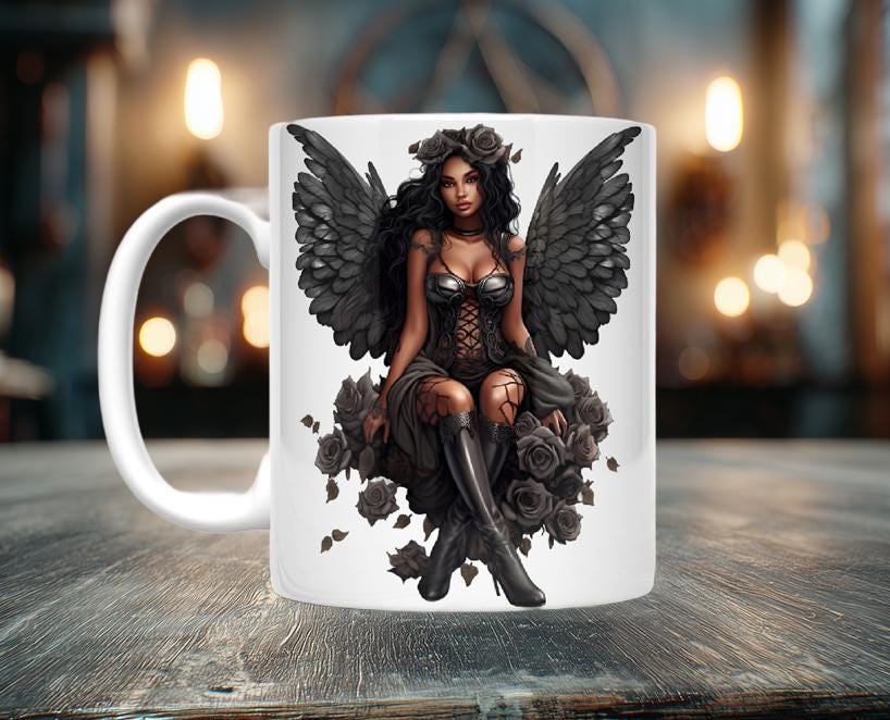 Black-Winged Pixie Mugs