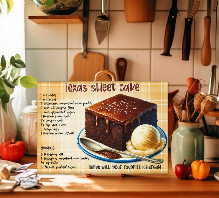 Dessert Recipe Glass Cutting Boards (10 designs)