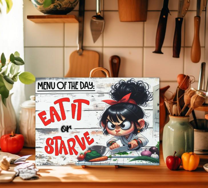 Humorous Glass Cutting Boards (10 designs)