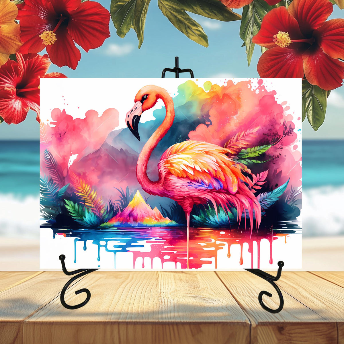 Flamingo Glass Cutting Boards