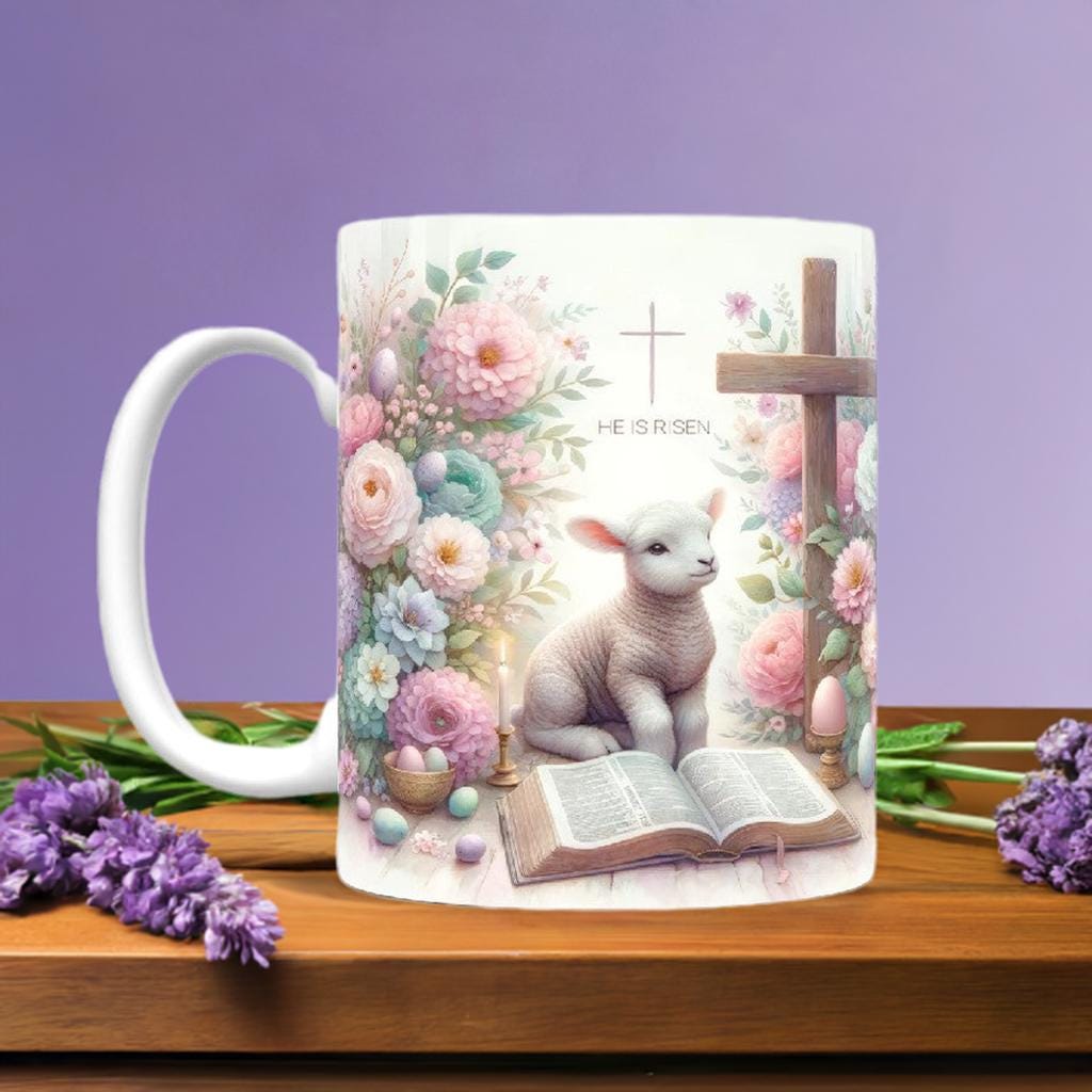 He is Risen Easter Mug