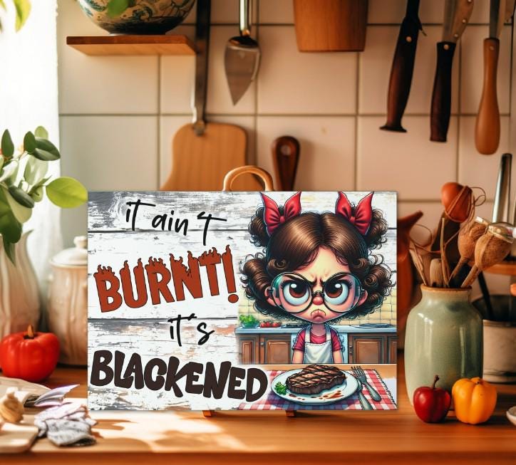 Humorous Glass Cutting Boards (10 designs)