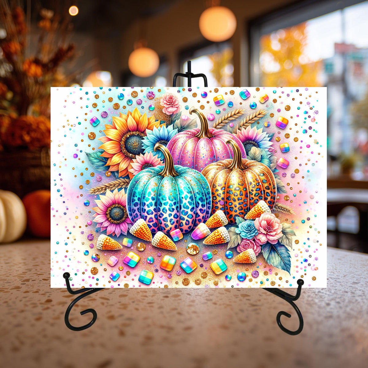 Pumpkin Glass Cutting Boards