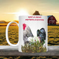 Rise and Shine Rooster Mug — Funny Morning Gift, 11oz or 15oz Ceramic Coffee Mug
