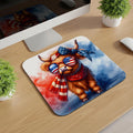 Patriotic Highland Cow Mousepads