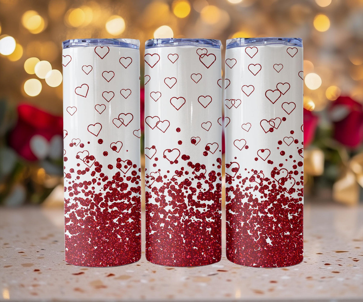 Valentine Heart Tumblers (7 variations)