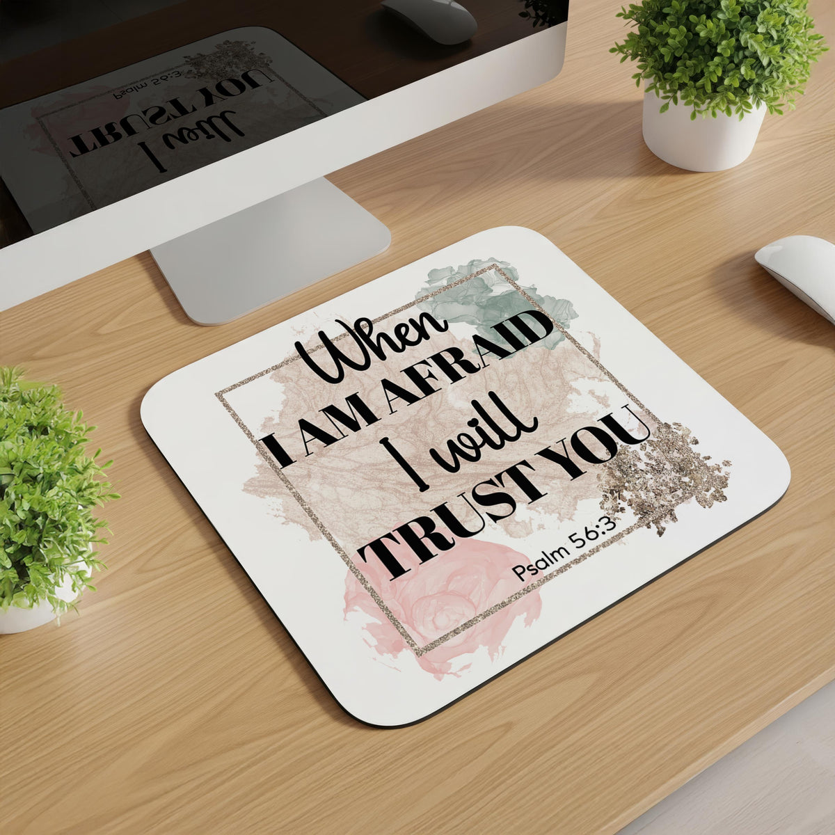 Scripture Mousepad with Uplifting Bible Verses (10 Styles)