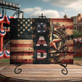 Patriotic Dad Glass Cutting Board