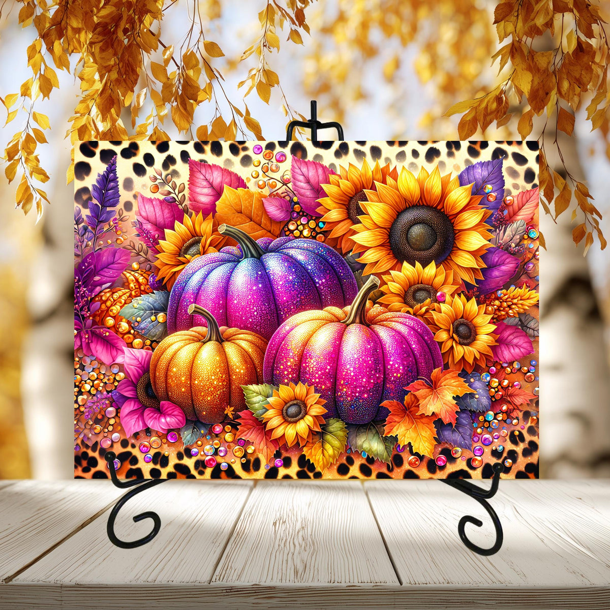 Pumpkin Glass Cutting Boards