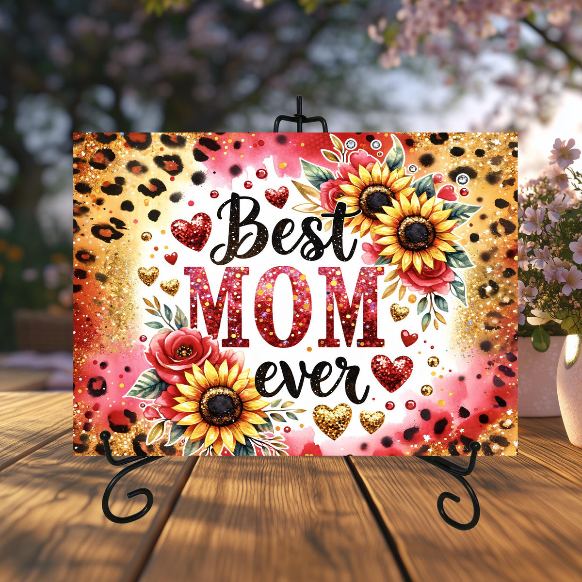 Best Mom Ever Glass Cutting Boards
