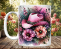 Pink Cowgirl Hat Mug