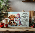 Christmas Recipe Glass Cutting Boards (3 designs)