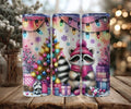 Christmas Racoon Tumbler