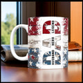 Dad Husband Hero Legend Mug