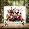 Artistic Wine Glass Cutting Board