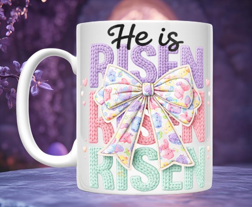 Knitted Image Religious Easter Mugs (7 styles)