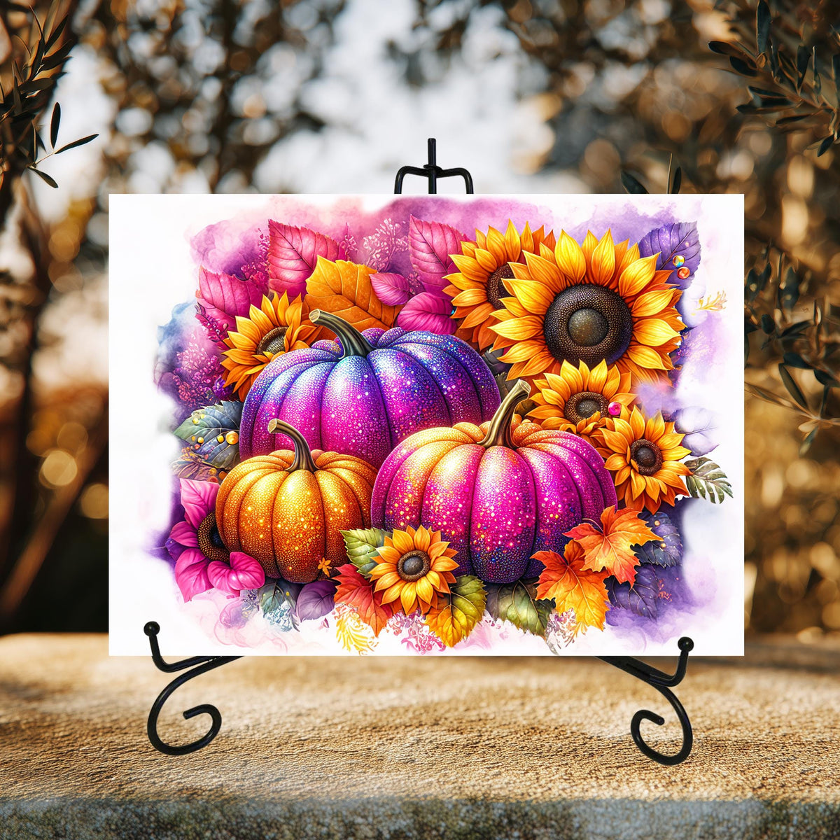 Pumpkin Glass Cutting Boards