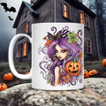 Purple Halloween Fairy Mugs