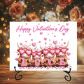 Happy Valentine's Day Highland Cow Cutting Board