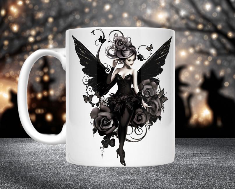 Black-Winged Pixie Mugs
