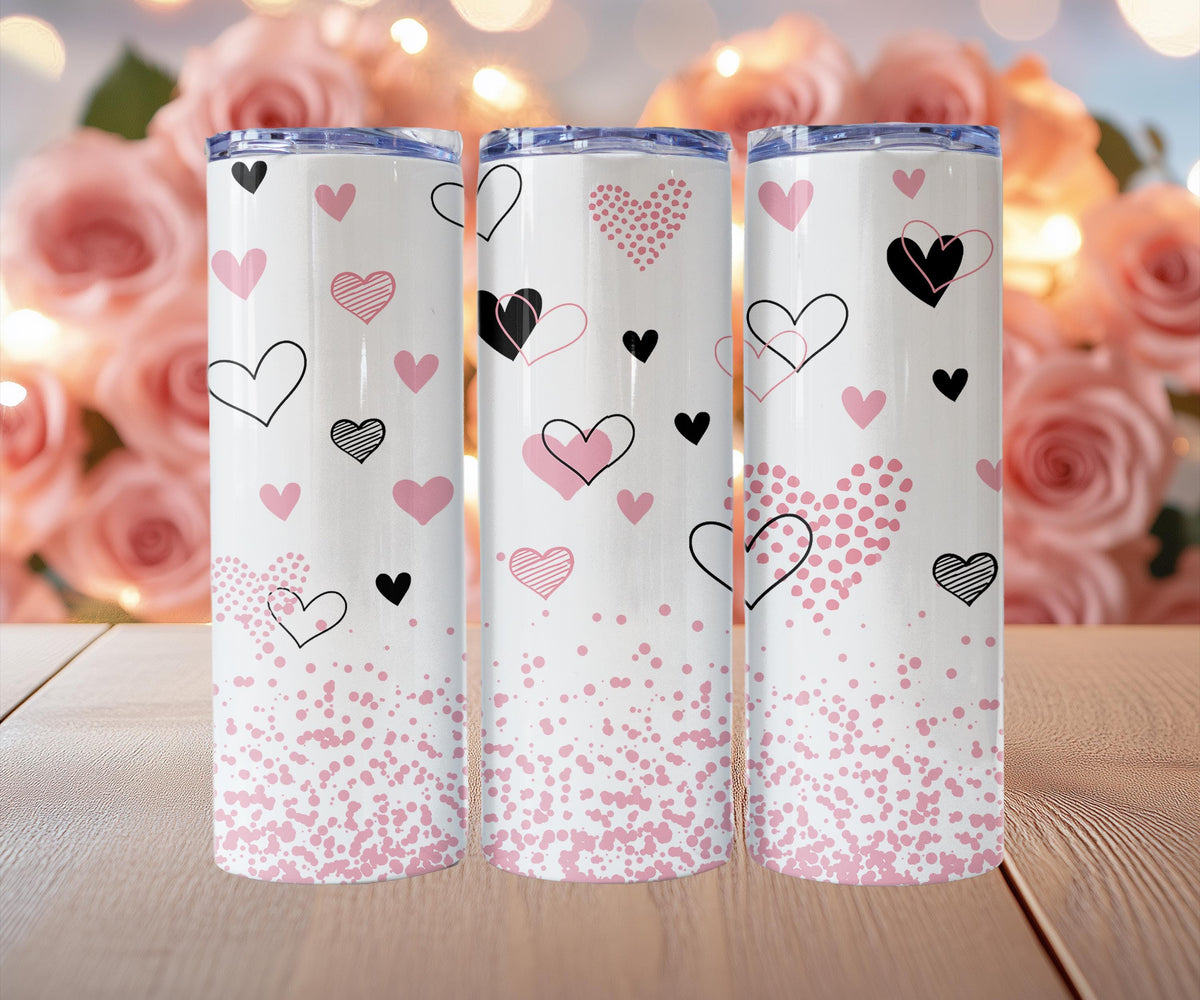 Valentine Heart Tumblers (7 variations)