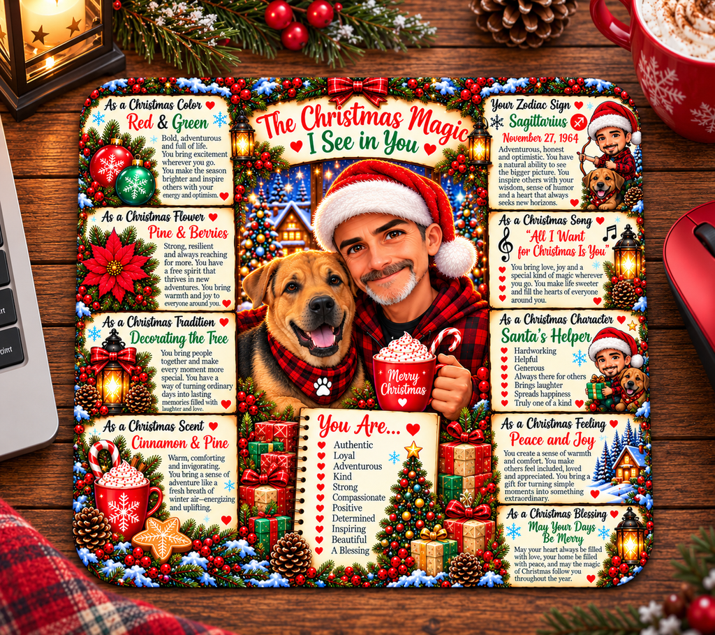 Christmas Magic Custom Mousepads