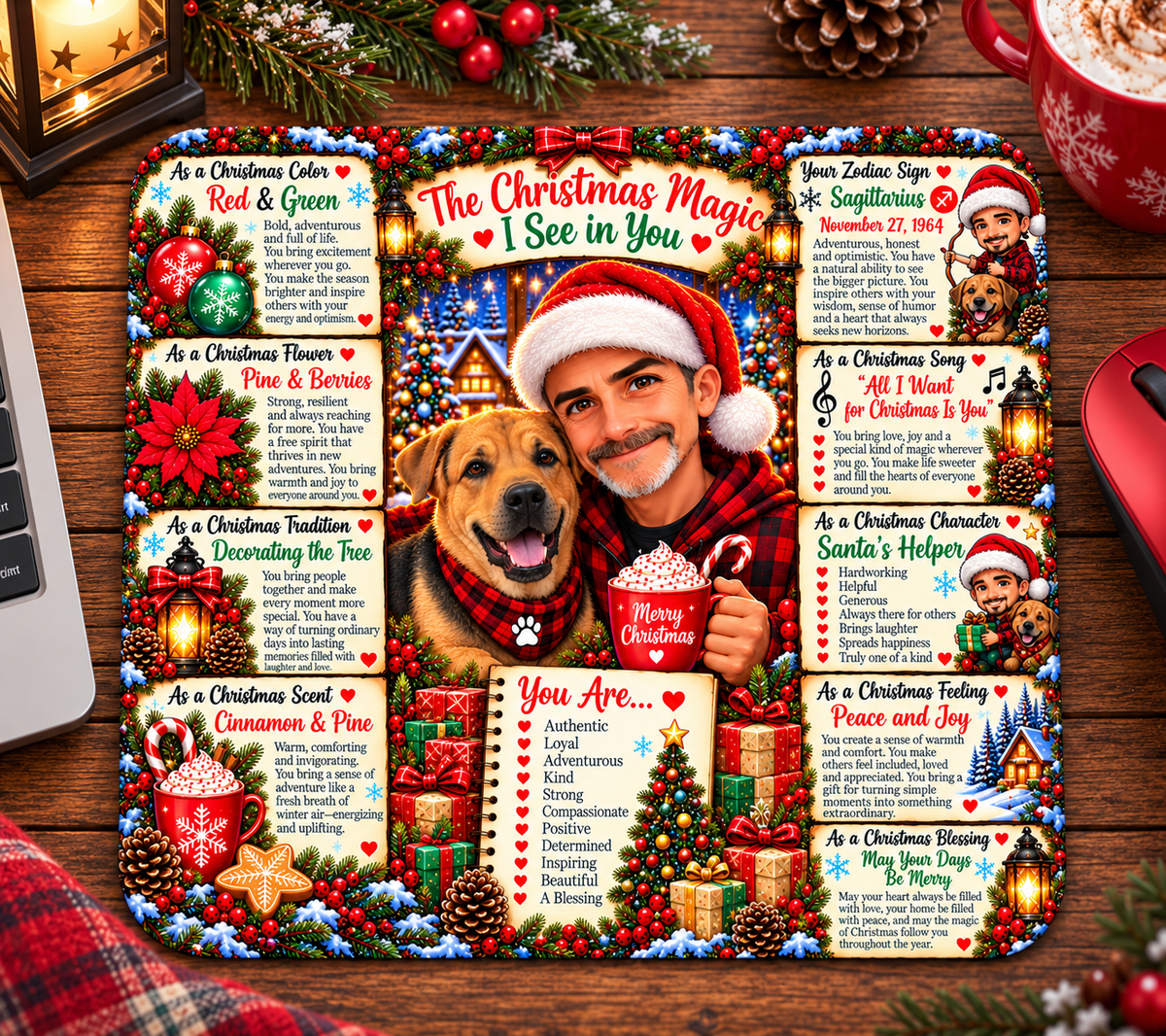Christmas Magic Custom Mousepads