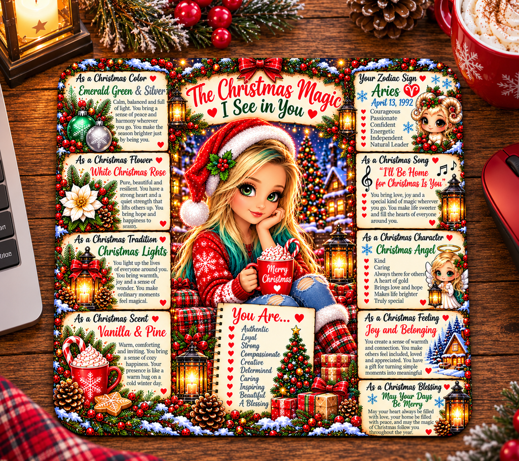 Christmas Magic Custom Mousepads