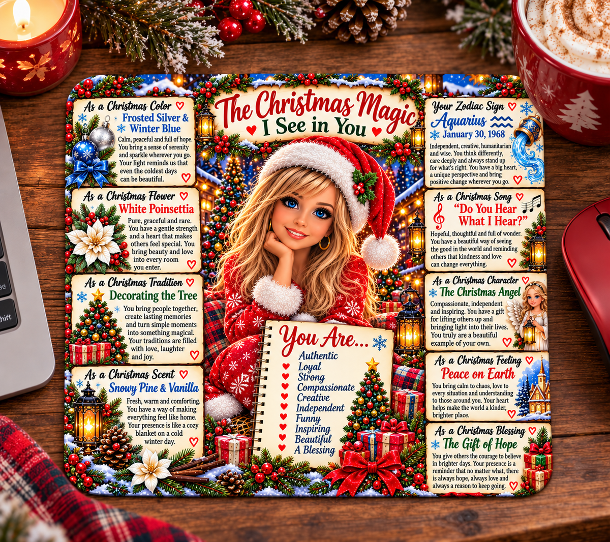 Christmas Magic Custom Mousepads