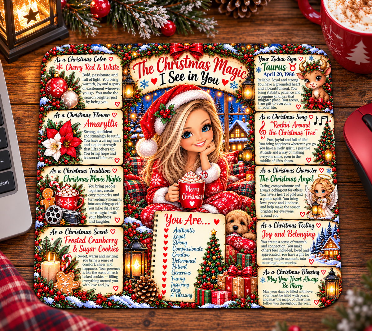 Christmas Magic Custom Mousepads
