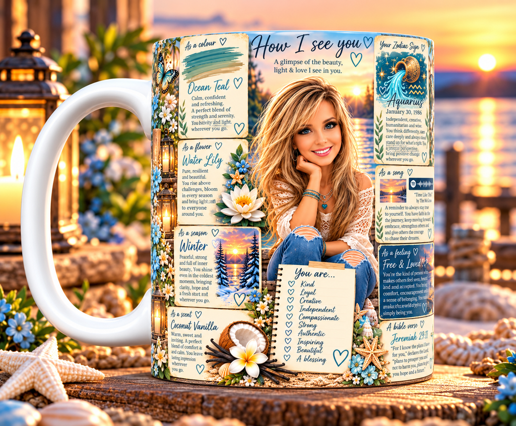 How I See You Custom 11 or 15 oz Ceramic Mugs