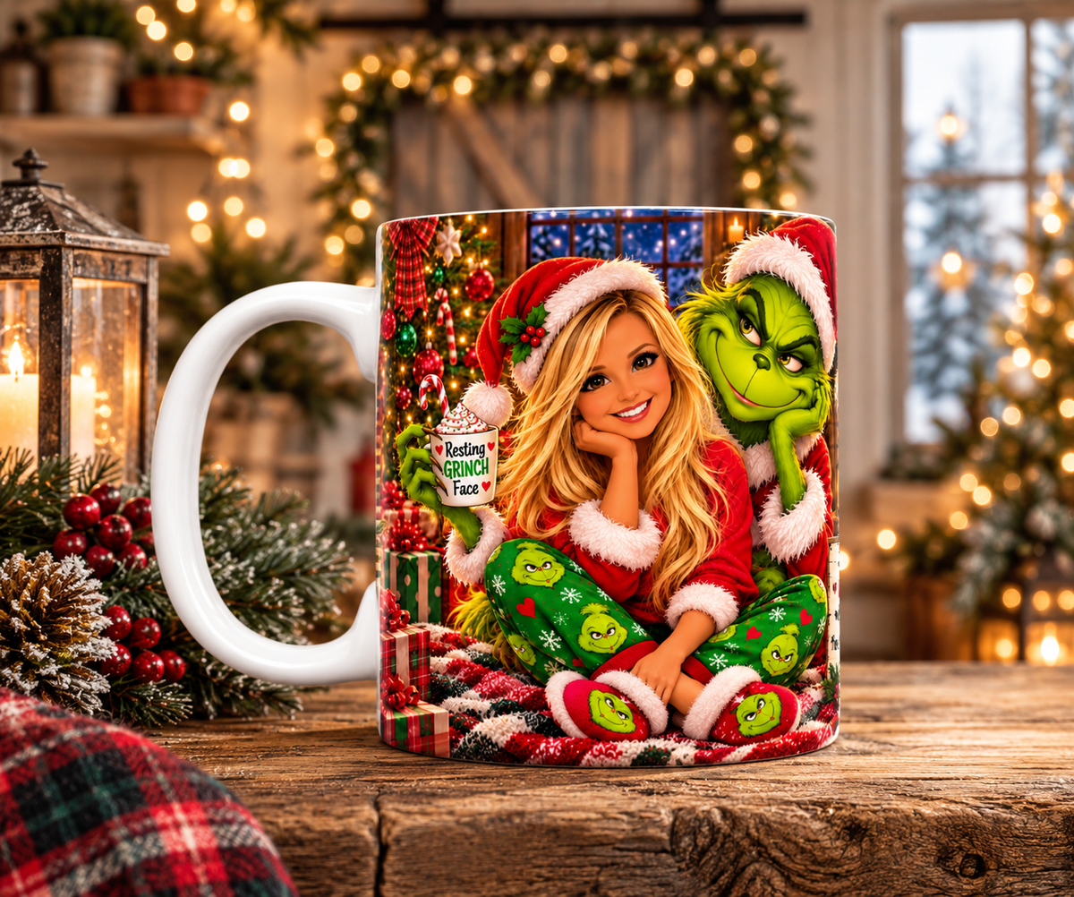 Just a Girl Who Loves the Grinch Custom Mugs