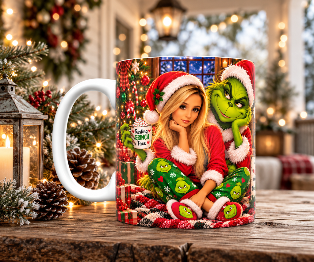 Just a Girl Who Loves the Grinch Custom Mugs