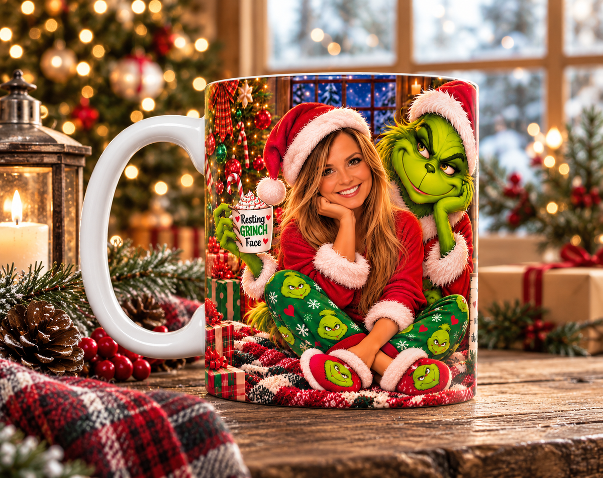 Just a Girl Who Loves the Grinch Custom Mugs