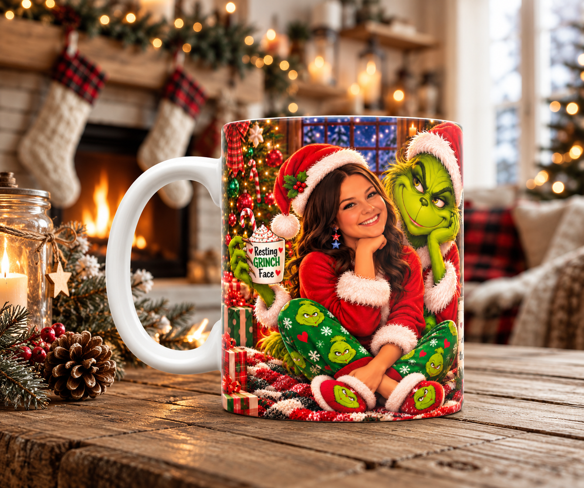 Just a Girl Who Loves the Grinch Custom Mugs