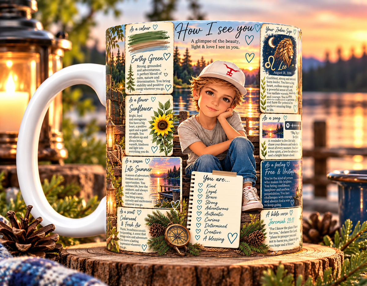 How I See You Custom 11 or 15 oz Ceramic Mugs