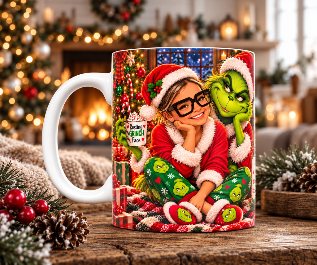 Just a Girl Who Loves the Grinch Custom Mugs