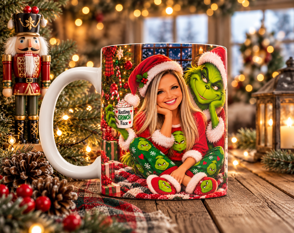 Just a Girl Who Loves the Grinch Custom Mugs