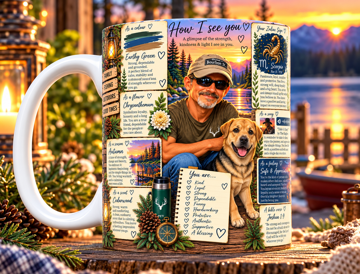 How I See You Custom 11 or 15 oz Ceramic Mugs