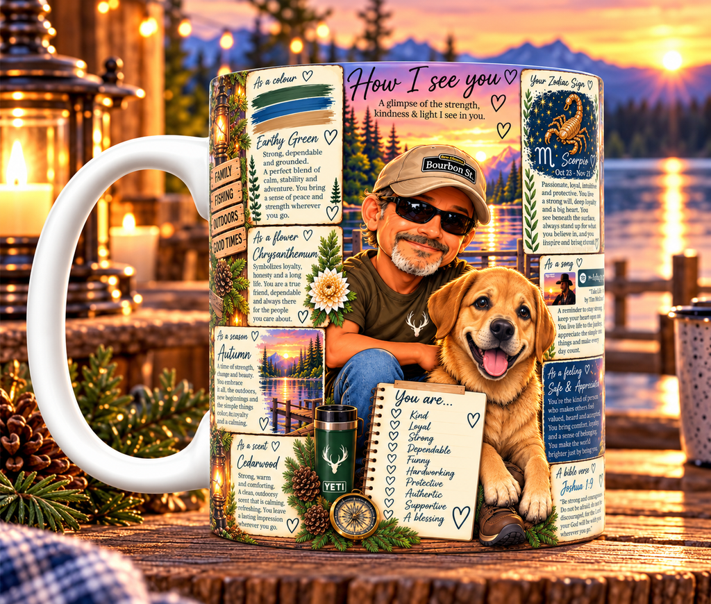 How I See You Custom 11 or 15 oz Ceramic Mugs
